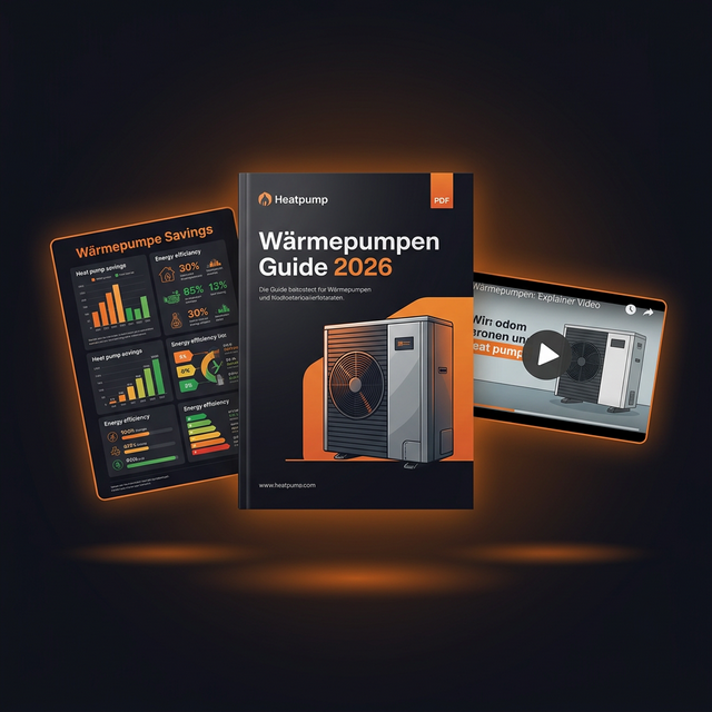 Wärmepumpen Starterpaket: PDF Guide, Infografik und Erklärvideo